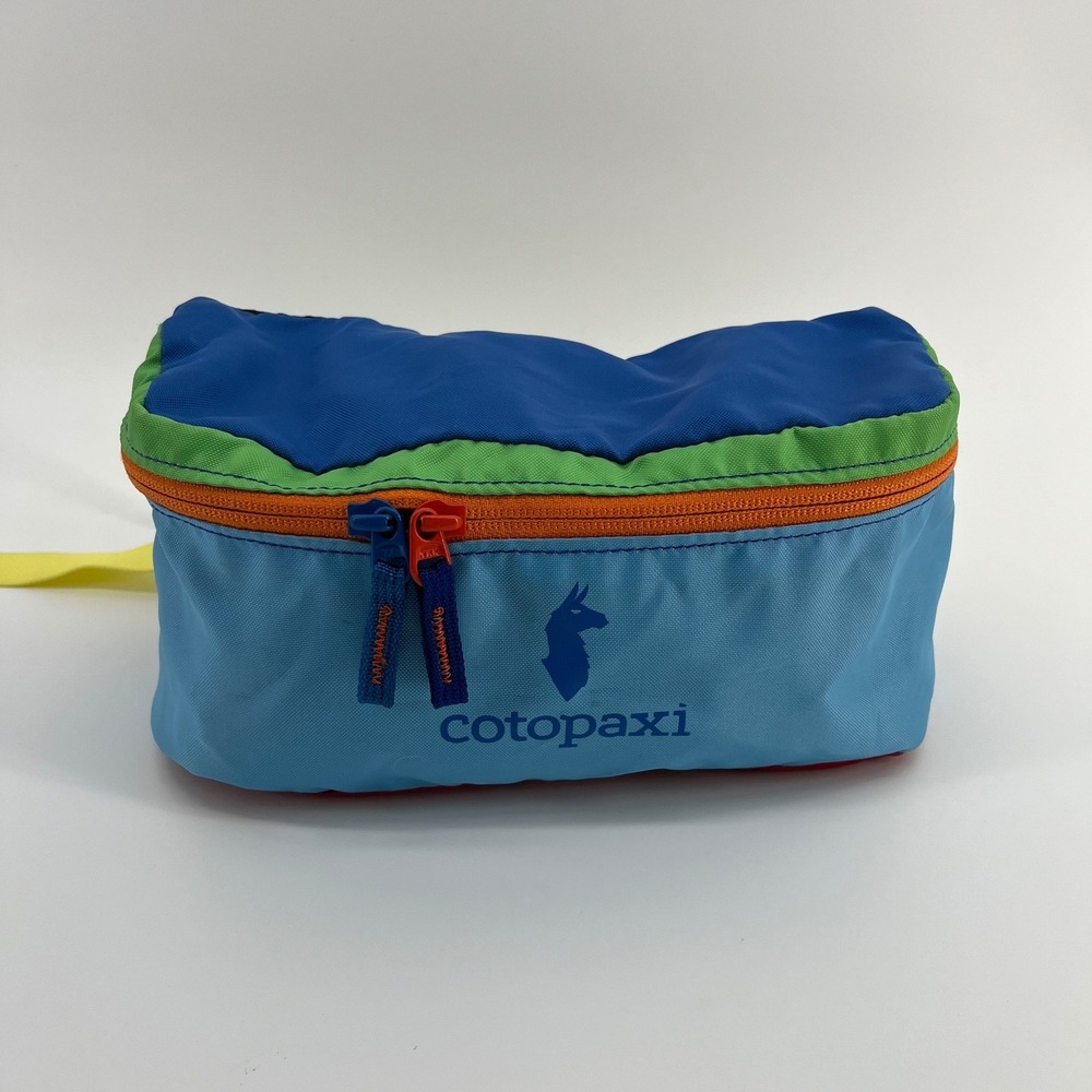 cotopaxi Blue Green Orange Zip Belt Bag